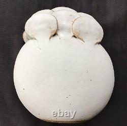 Mid Century Isabel Parks Warren Hullow Studio Art Pottery Sea Form Vase