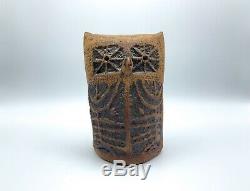 Mid Century Louis Mendez Studio Pottery Owl Vintage Stoneware