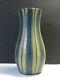 Mid Century Modern Pottery Vase Japanese Studio Drip Vintage Glaze Art Signed