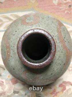 Mid-Century Modern Raymond Gallucci Studio Art Pottery Vase Signed Vtg