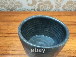 Mid Century Modernist Vintage Studio Pottery Vase 1970s, Brooker