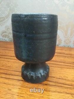 Mid Century Modernist Vintage Studio Pottery Vase 1970s, Brooker