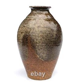 Mid Century Studio Art Pottery Vase Vintage Modernist Handcrafted Ceramic Pot