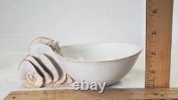 Mid Century Warren Hullow Signed Vintage Sea Life Form Studio Art Pottery MCM