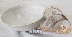 Mid Century Warren Hullow Signed Vintage Sea Life Form Studio Art Pottery MCM