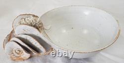 Mid Century Warren Hullow Signed Vintage Sea Life Form Studio Art Pottery MCM