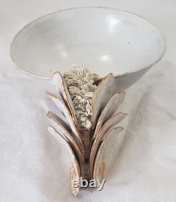Mid Century Warren Hullow Signed Vintage Sea Life Form Studio Art Pottery MCM