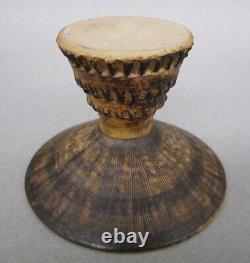 Mid Century c 1962 RAY MARSHALL Signed Studio Art Pottery Weed Pot Candle Holder