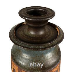 Mid-century Modern Vintage Studio Art Pottery Jar Lidded Vase Sister Mary Lavey