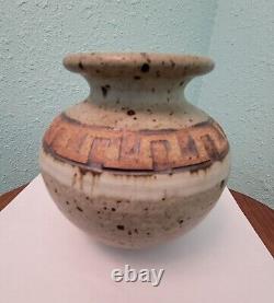 Mid-century Modern Vintage Studio Art Pottery Jar/ Vase, Sister Mary Lavey