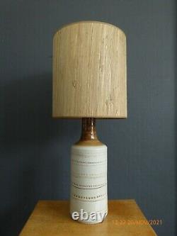 Mid century vintage ceramic lamp studio pottery retro Bitossi ceramic lamp