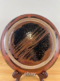 Mike Coons EVLA Studio Pottery Large Abstract Platter / Charger 14 Diameter MCM