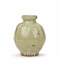Mike Dodd Vintage Green Glazed Studio Pottery Vase