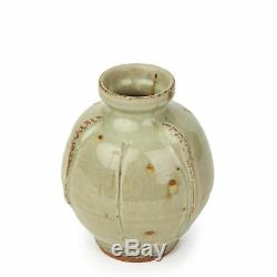 Mike Dodd Vintage Green Glazed Studio Pottery Vase