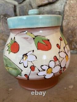 Mint Ursula Hargens Studio Pottery Lidded Earthenware Jar