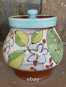 Mint Ursula Hargens Studio Pottery Lidded Earthenware Jar