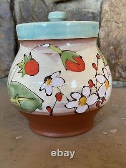 Mint Ursula Hargens Studio Pottery Lidded Earthenware Jar