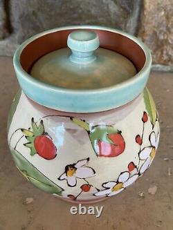 Mint Ursula Hargens Studio Pottery Lidded Earthenware Jar