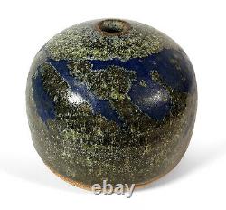 Mod Vintage Richard Peeler Studio Art Pottery Weed Pot Bud Vase Indiana Artist