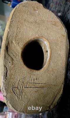 Modern studio pottery piece from the mid-to-late 20th century Signed 16×6
