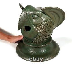 Modernist Vintage Art Pottery Bird Sculpture By California Artist John Rawlins