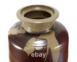 Monumental Modernist Vintage Studio Pottery Lamp Vase Eric Norstad Listed Artist
