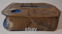 Monumental Studio Art Pottery Vase Signed Vintage Brutalist MCM Architectural