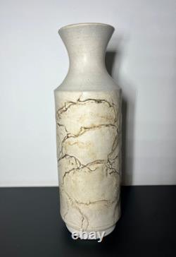 Monumental Vintage MCM Peg Tootelian Studio Pottery Vase 16