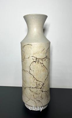 Monumental Vintage MCM Peg Tootelian Studio Pottery Vase 16