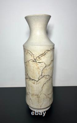 Monumental Vintage MCM Peg Tootelian Studio Pottery Vase 16