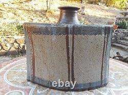 Monumental Vintage Studio Pottery Vase By Eric Norstad MID Century Signed