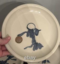 Mountaindale Studio Pottery Vintage Stoneware 8 Salad Plates Set/4 Great
