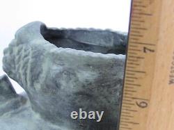 Muted Green Lion Head MARCO QUART GERONA Spanish Studio Pottery Jug Pitcher #OG