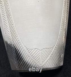 Nancee Meeker 1990 Geometric Series Pit Fired Studio Art Pottery Vase Except