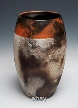 Nancee Meeker Modernist Vintage American Studio Pottery Ceramic Vase 11.5