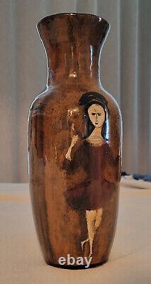 Near Flawless Polia Pillin Large Art Pottery NO CRAZING Dolores Sutton Estate