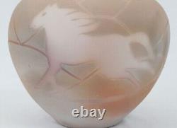 Nicholas Bernard Vintage 1989 Studio Pottery 10 Vase Pot Horses Southwestern