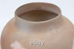 Nicholas Bernard Vintage 1989 Studio Pottery 10 Vase Pot Horses Southwestern