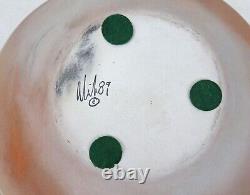 Nicholas Bernard Vintage 1989 Studio Pottery 10 Vase Pot Horses Southwestern
