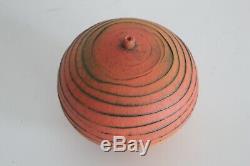 Nicholas Bernard Vtg Mid Century Modern Ceramic Studio Pottery Wave Bowl Vase