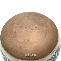 Niels Fredericksen Pottery Geometric Bowl 8 California Studio Art Pottery