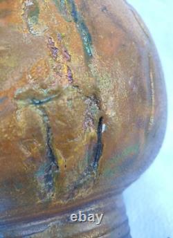 Old Vintage Handmade Artist Signed Original Klinger Art Pottery Vase