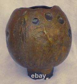 Old Vintage Handmade Artist Signed Original Klinger Art Pottery Vase