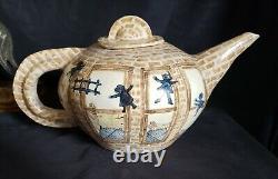 Original Vintage Signed Marilyn Andrews 1989 Studio Pottery Rare 14 Teapot