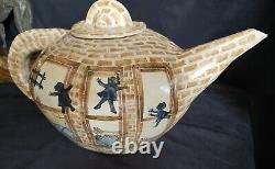 Original Vintage Signed Marilyn Andrews 1989 Studio Pottery Rare 14 Teapot