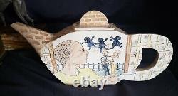 Original Vintage Signed Marilyn Andrews 1989 Studio Pottery Rare 14 Teapot