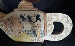 Original Vintage Signed Marilyn Andrews 1989 Studio Pottery Rare 14 Teapot