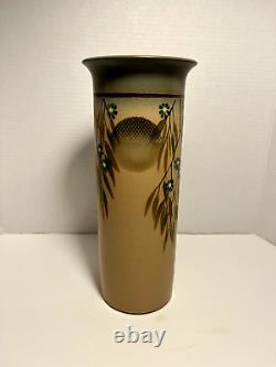 Original William Crutchfield Studio Art Pottery Vintage Vase Signed 11.5