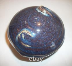 Otto Heino Studio Pottery California Rattle Ball Paperweight Signed Vintage Gift