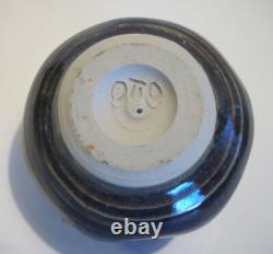 Otto Heino Studio Pottery California Rattle Ball Paperweight Signed Vintage Gift